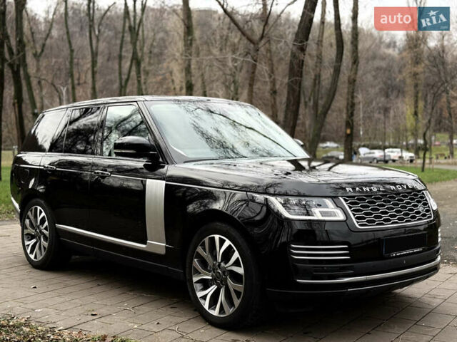 Черный Ленд Ровер Рендж Ровер, объемом двигателя 4.37 л и пробегом 81 тыс. км за 70000 $, фото 16 на Automoto.ua