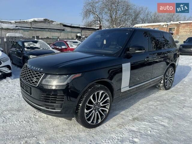 Чорний Ленд Ровер Рендж Ровер, об'ємом двигуна 5 л та пробігом 194 тис. км за 58000 $, фото 74 на Automoto.ua