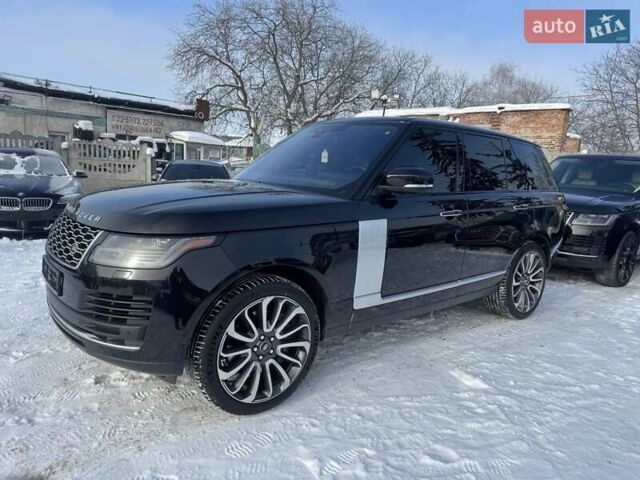 Чорний Ленд Ровер Рендж Ровер, об'ємом двигуна 5 л та пробігом 194 тис. км за 58000 $, фото 1 на Automoto.ua