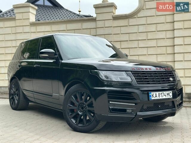 Чорний Ленд Ровер Рендж Ровер, об'ємом двигуна 5 л та пробігом 122 тис. км за 62000 $, фото 1 на Automoto.ua