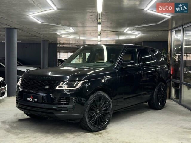 Черный Ленд Ровер Рендж Ровер, объемом двигателя 5 л и пробегом 78 тыс. км за 81500 $, фото 5 на Automoto.ua