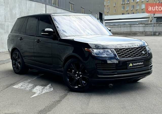 Ленд Ровер Рендж Ровер 2018 в Киеве на Automoto.ua Черный Ленд Ровер Рендж Ровер, объемом двигателя 3 л и пробегом 48 тыс. км за 50999 $, фото 8 на Automoto.ua