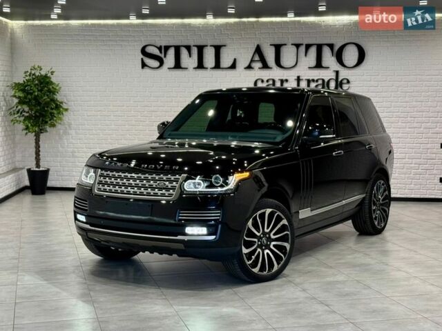 Черный Ленд Ровер Рендж Ровер, объемом двигателя 4.37 л и пробегом 3 тыс. км за 69999 $, фото 86 на Automoto.ua