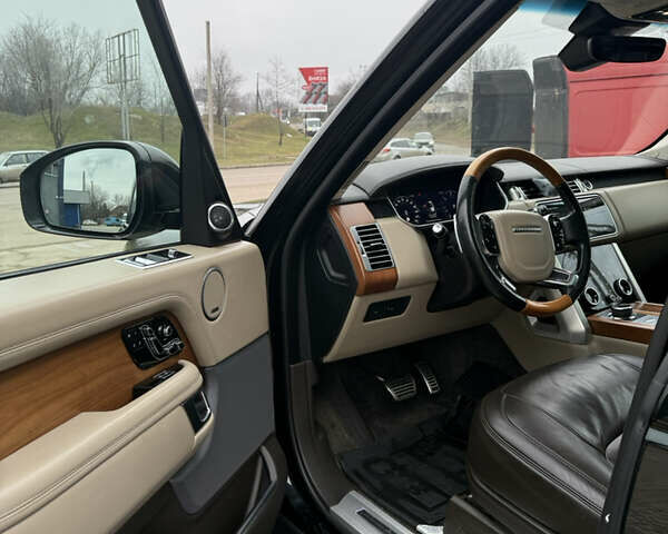 Черный Ленд Ровер Рендж Ровер, объемом двигателя 4.37 л и пробегом 161 тыс. км за 70990 $, фото 7 на Automoto.ua