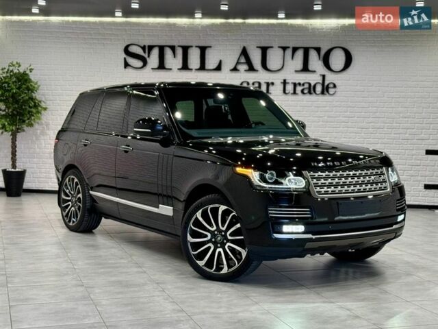 Черный Ленд Ровер Рендж Ровер, объемом двигателя 4.37 л и пробегом 3 тыс. км за 69999 $, фото 80 на Automoto.ua