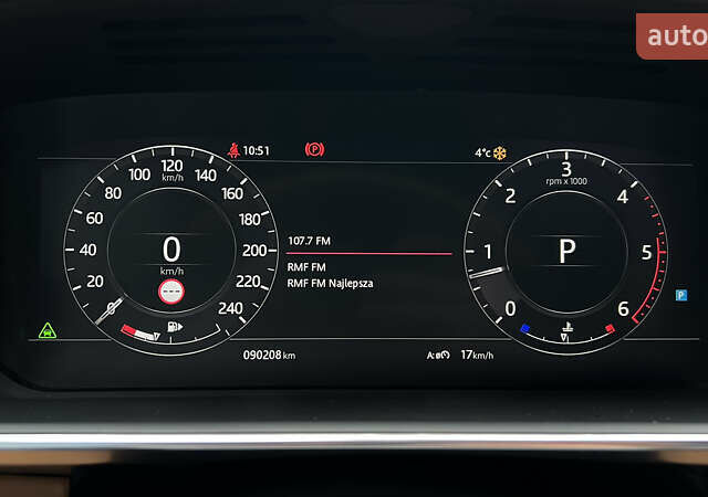 Черный Ленд Ровер Рендж Ровер, объемом двигателя 4.37 л и пробегом 90 тыс. км за 69000 $, фото 21 на Automoto.ua