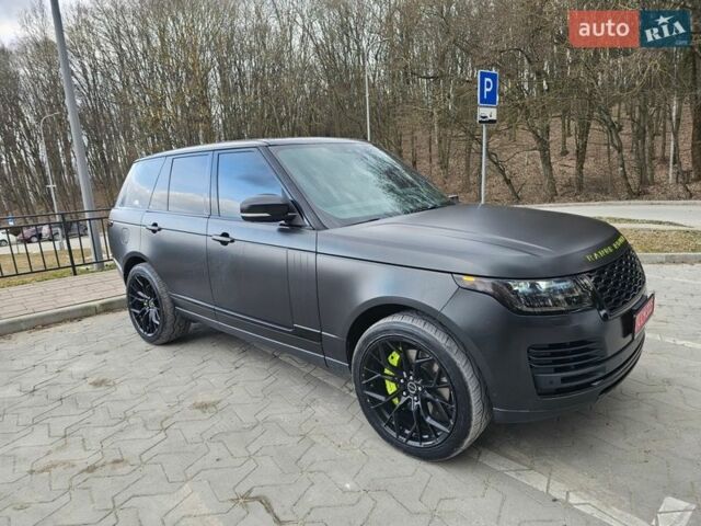 Черный Ленд Ровер Рендж Ровер, объемом двигателя 3 л и пробегом 158 тыс. км за 48500 $, фото 1 на Automoto.ua