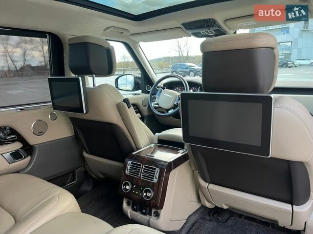 Черный Ленд Ровер Рендж Ровер, объемом двигателя 5 л и пробегом 161 тыс. км за 58500 $, фото 33 на Automoto.ua