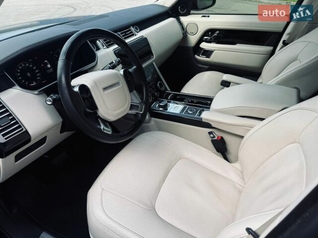 Черный Ленд Ровер Рендж Ровер, объемом двигателя 4.37 л и пробегом 90 тыс. км за 65000 $, фото 5 на Automoto.ua