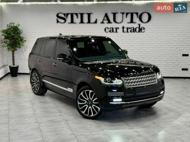 Черный Ленд Ровер Рендж Ровер, объемом двигателя 4.37 л и пробегом 3 тыс. км за 69999 $, фото 10 на Automoto.ua