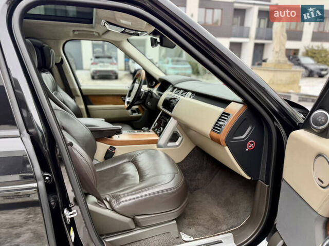 Черный Ленд Ровер Рендж Ровер, объемом двигателя 2.99 л и пробегом 200 тыс. км за 57000 $, фото 15 на Automoto.ua