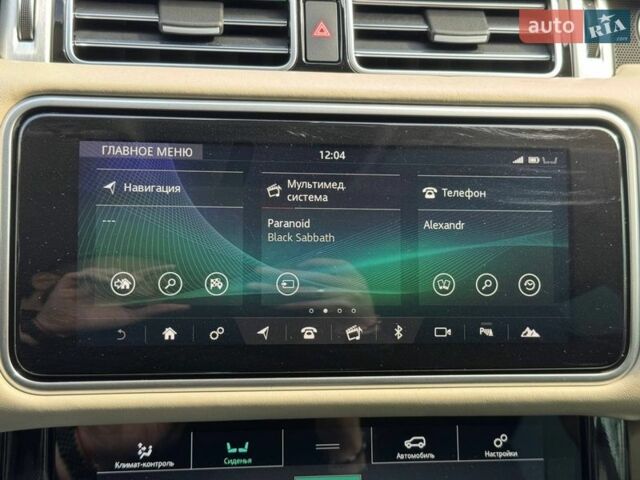 Черный Ленд Ровер Рендж Ровер, объемом двигателя 4.37 л и пробегом 119 тыс. км за 61900 $, фото 56 на Automoto.ua