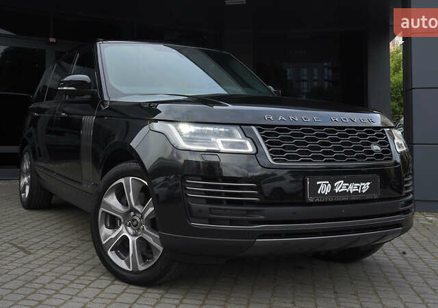 Черный Ленд Ровер Рендж Ровер, объемом двигателя 4.37 л и пробегом 128 тыс. км за 79500 $, фото 3 на Automoto.ua