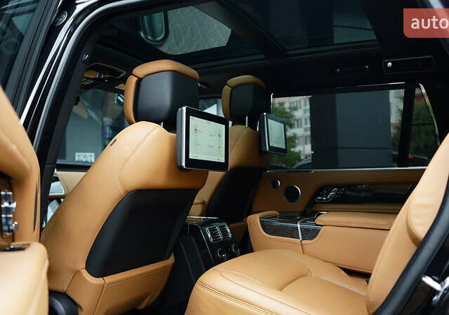 Черный Ленд Ровер Рендж Ровер, объемом двигателя 4.37 л и пробегом 128 тыс. км за 79500 $, фото 71 на Automoto.ua