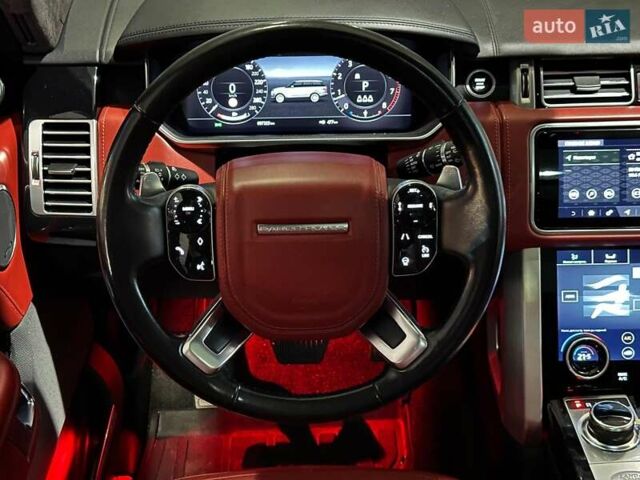 Чорний Ленд Ровер Рендж Ровер, об'ємом двигуна 5 л та пробігом 97 тис. км за 67490 $, фото 23 на Automoto.ua