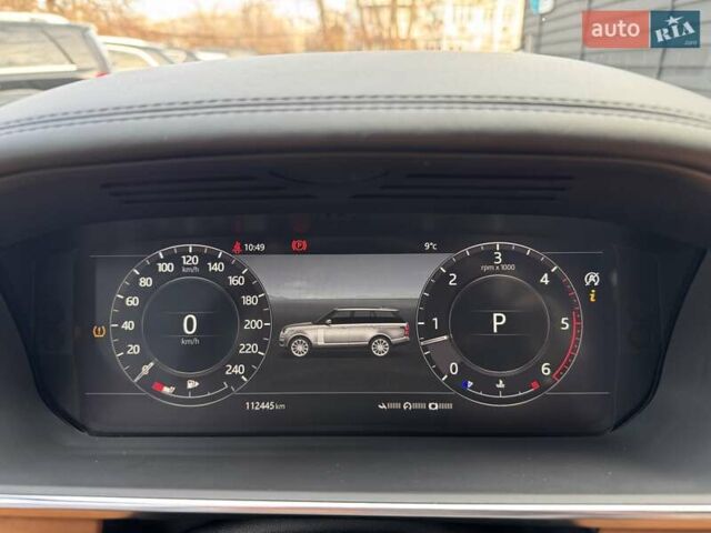 Чорний Ленд Ровер Рендж Ровер, об'ємом двигуна 4.37 л та пробігом 112 тис. км за 65900 $, фото 17 на Automoto.ua