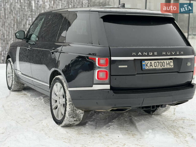 Черный Ленд Ровер Рендж Ровер, объемом двигателя 5 л и пробегом 163 тыс. км за 57000 $, фото 14 на Automoto.ua