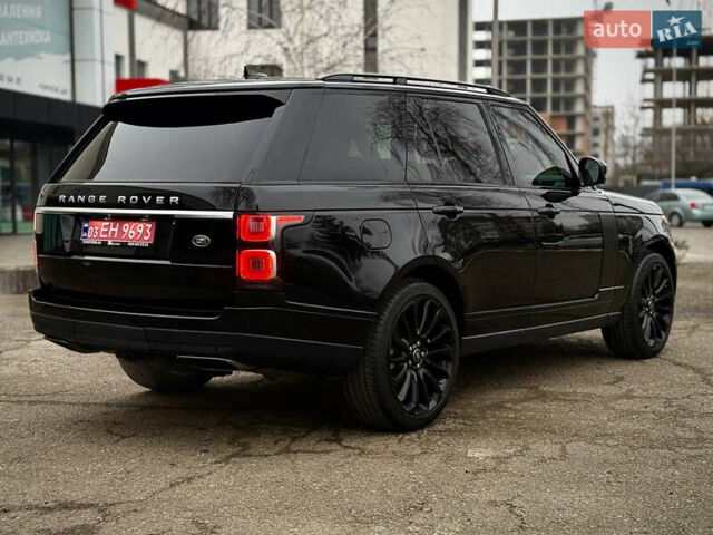 Ленд Ровер Рендж Ровер 2019 у Чернівцях на Automoto.ua Чорний Ленд Ровер Рендж Ровер, об'ємом двигуна 2.99 л та пробігом 142 тис. км за 62000 $, фото 5 на Automoto.ua