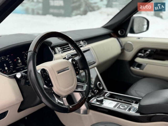 Чорний Ленд Ровер Рендж Ровер, об'ємом двигуна 5 л та пробігом 163 тис. км за 74000 $, фото 15 на Automoto.ua