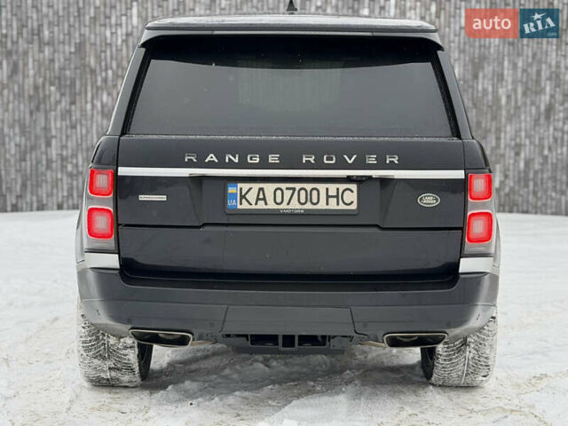 Черный Ленд Ровер Рендж Ровер, объемом двигателя 5 л и пробегом 163 тыс. км за 57000 $, фото 18 на Automoto.ua