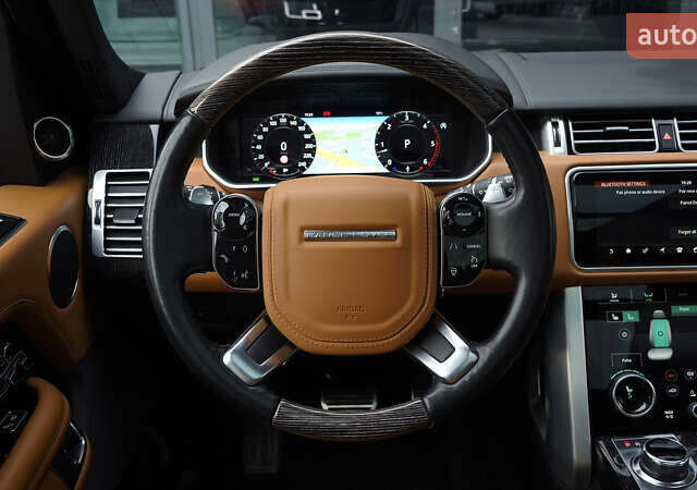 Черный Ленд Ровер Рендж Ровер, объемом двигателя 4.37 л и пробегом 128 тыс. км за 79500 $, фото 32 на Automoto.ua