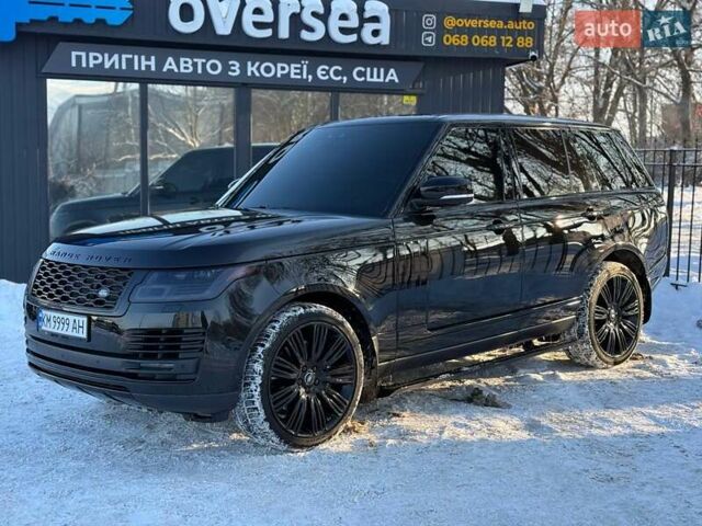 Черный Ленд Ровер Рендж Ровер, объемом двигателя 5 л и пробегом 163 тыс. км за 59000 $, фото 3 на Automoto.ua