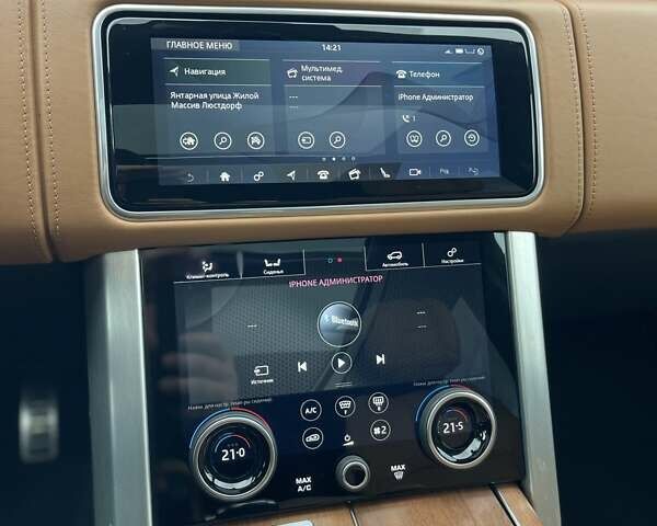 Чорний Ленд Ровер Рендж Ровер, об'ємом двигуна 5 л та пробігом 145 тис. км за 68900 $, фото 21 на Automoto.ua