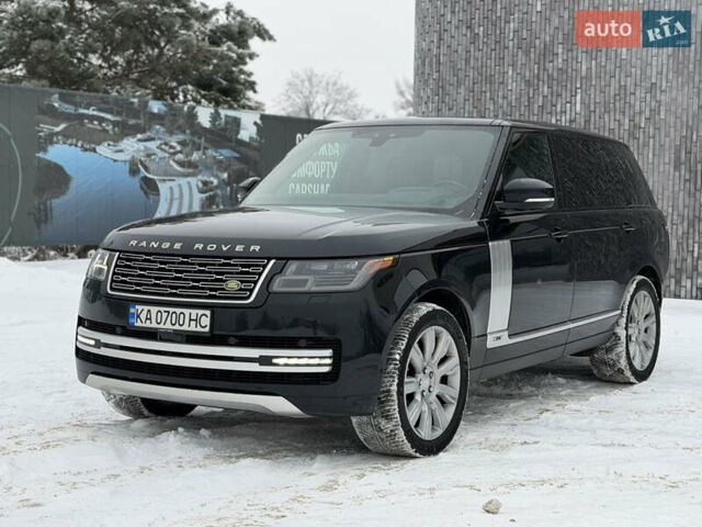 Черный Ленд Ровер Рендж Ровер, объемом двигателя 5 л и пробегом 163 тыс. км за 57000 $, фото 2 на Automoto.ua