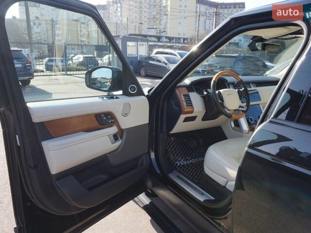 Черный Ленд Ровер Рендж Ровер, объемом двигателя 4.37 л и пробегом 127 тыс. км за 69999 $, фото 18 на Automoto.ua