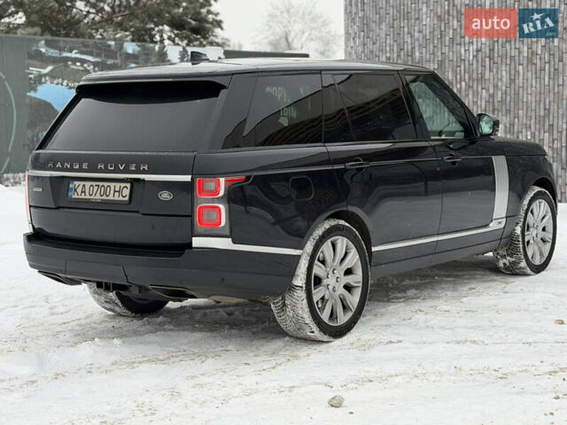 Черный Ленд Ровер Рендж Ровер, объемом двигателя 5 л и пробегом 163 тыс. км за 57000 $, фото 16 на Automoto.ua