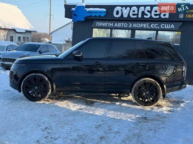 Черный Ленд Ровер Рендж Ровер, объемом двигателя 5 л и пробегом 163 тыс. км за 59000 $, фото 2 на Automoto.ua