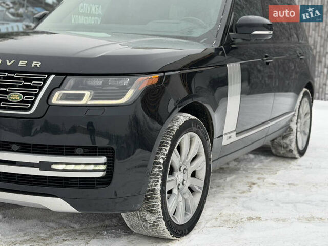 Черный Ленд Ровер Рендж Ровер, объемом двигателя 5 л и пробегом 163 тыс. км за 57000 $, фото 3 на Automoto.ua