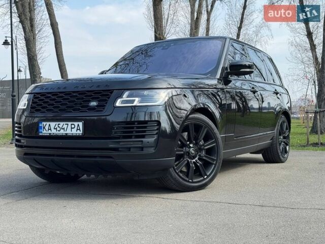 Черный Ленд Ровер Рендж Ровер, объемом двигателя 4.37 л и пробегом 119 тыс. км за 61900 $, фото 4 на Automoto.ua