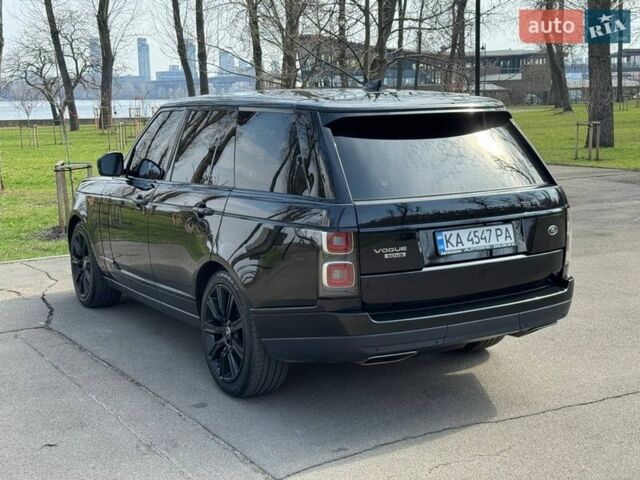 Черный Ленд Ровер Рендж Ровер, объемом двигателя 4.37 л и пробегом 119 тыс. км за 61900 $, фото 15 на Automoto.ua