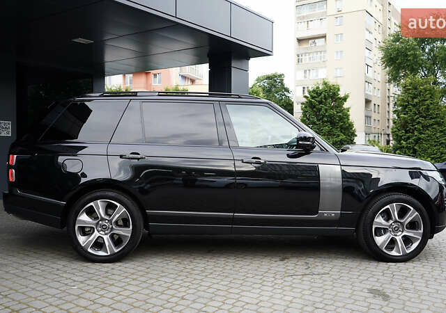 Черный Ленд Ровер Рендж Ровер, объемом двигателя 4.37 л и пробегом 128 тыс. км за 79500 $, фото 1 на Automoto.ua