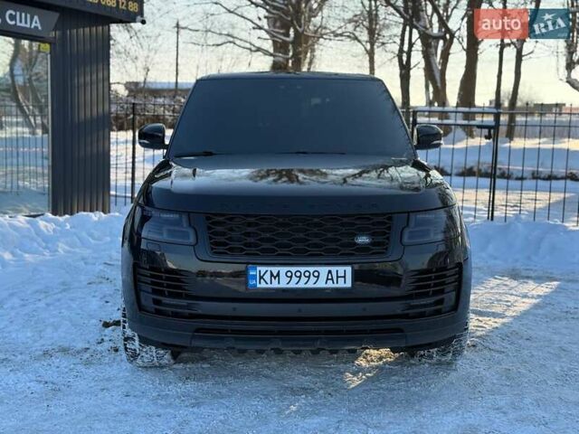 Чорний Ленд Ровер Рендж Ровер, об'ємом двигуна 5 л та пробігом 163 тис. км за 63000 $, фото 6 на Automoto.ua