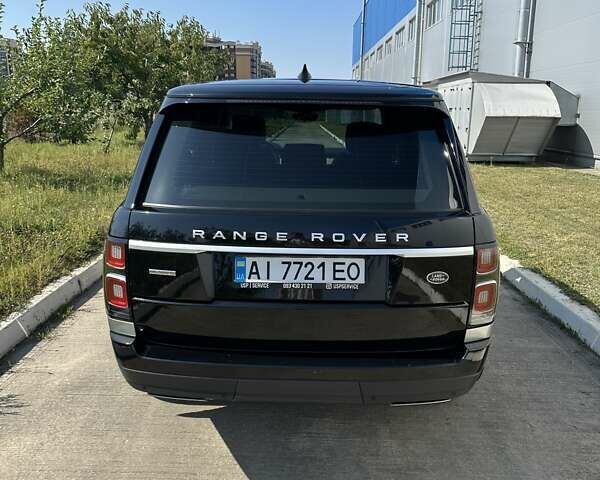 Чорний Ленд Ровер Рендж Ровер, об'ємом двигуна 4.37 л та пробігом 140 тис. км за 77000 $, фото 7 на Automoto.ua