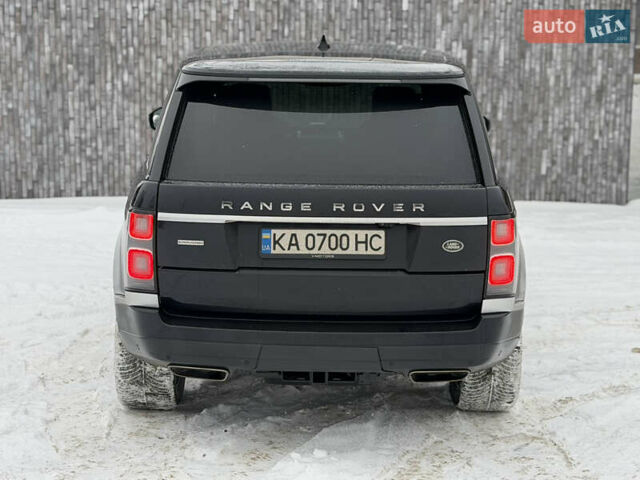 Черный Ленд Ровер Рендж Ровер, объемом двигателя 5 л и пробегом 163 тыс. км за 57000 $, фото 19 на Automoto.ua
