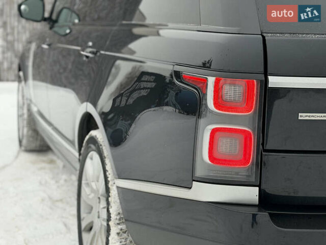 Черный Ленд Ровер Рендж Ровер, объемом двигателя 5 л и пробегом 163 тыс. км за 57000 $, фото 12 на Automoto.ua