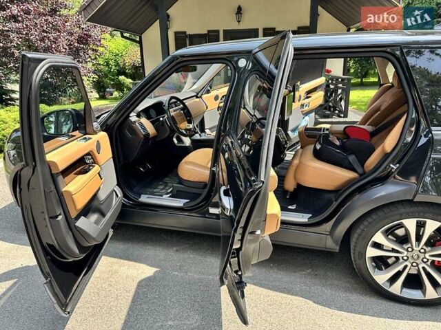 Чорний Ленд Ровер Рендж Ровер, об'ємом двигуна 5 л та пробігом 75 тис. км за 87000 $, фото 18 на Automoto.ua