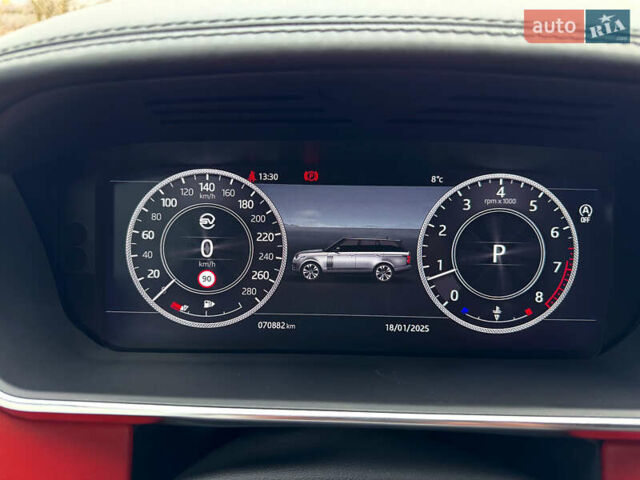 Чорний Ленд Ровер Рендж Ровер, об'ємом двигуна 5 л та пробігом 70 тис. км за 101500 $, фото 10 на Automoto.ua