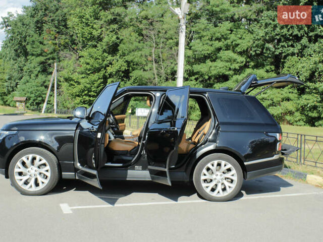 Черный Ленд Ровер Рендж Ровер, объемом двигателя 4.37 л и пробегом 134 тыс. км за 68500 $, фото 8 на Automoto.ua
