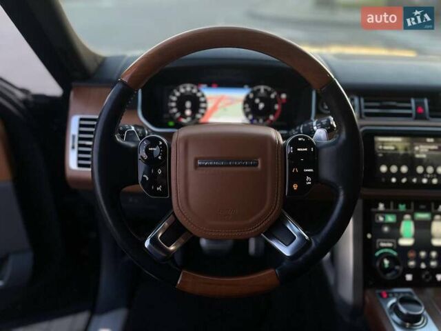 Черный Ленд Ровер Рендж Ровер, объемом двигателя 4.37 л и пробегом 137 тыс. км за 69000 $, фото 10 на Automoto.ua