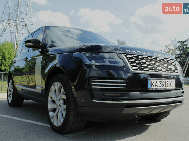 Черный Ленд Ровер Рендж Ровер, объемом двигателя 4.37 л и пробегом 134 тыс. км за 68500 $, фото 4 на Automoto.ua