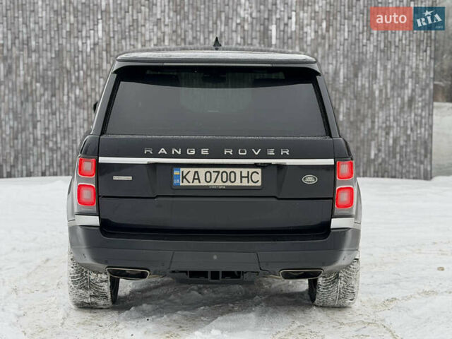 Черный Ленд Ровер Рендж Ровер, объемом двигателя 5 л и пробегом 163 тыс. км за 57000 $, фото 20 на Automoto.ua