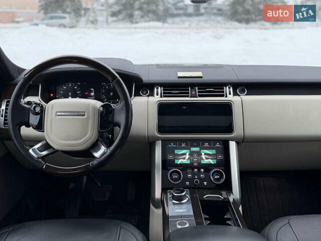 Чорний Ленд Ровер Рендж Ровер, об'ємом двигуна 5 л та пробігом 163 тис. км за 74000 $, фото 18 на Automoto.ua