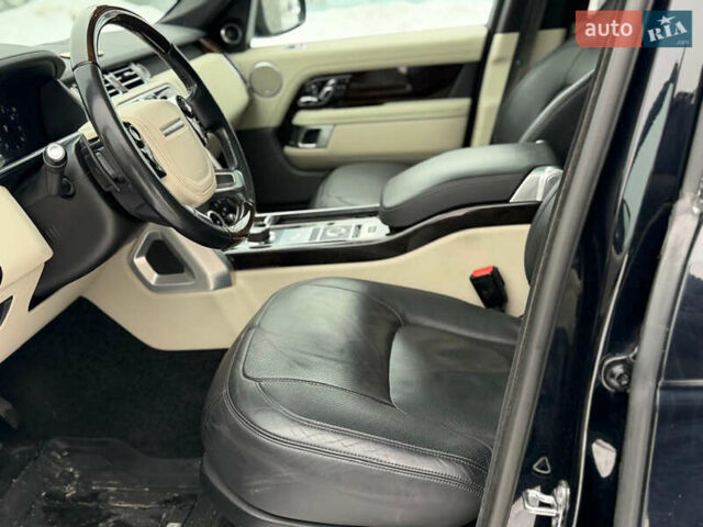 Чорний Ленд Ровер Рендж Ровер, об'ємом двигуна 5 л та пробігом 163 тис. км за 74000 $, фото 17 на Automoto.ua