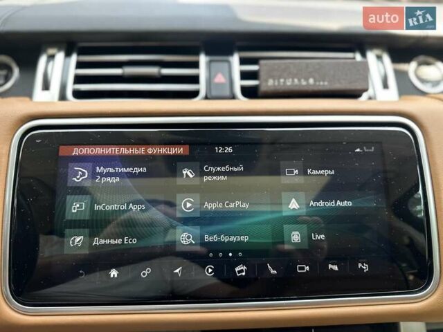 Чорний Ленд Ровер Рендж Ровер, об'ємом двигуна 5 л та пробігом 75 тис. км за 87000 $, фото 47 на Automoto.ua