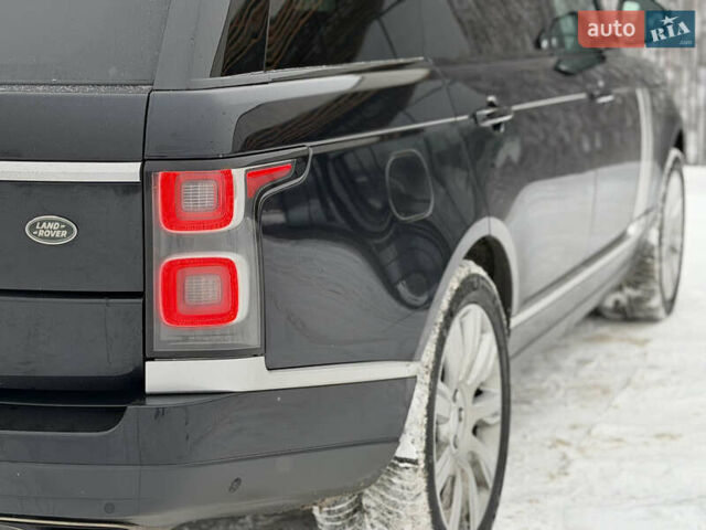 Черный Ленд Ровер Рендж Ровер, объемом двигателя 5 л и пробегом 163 тыс. км за 57000 $, фото 11 на Automoto.ua