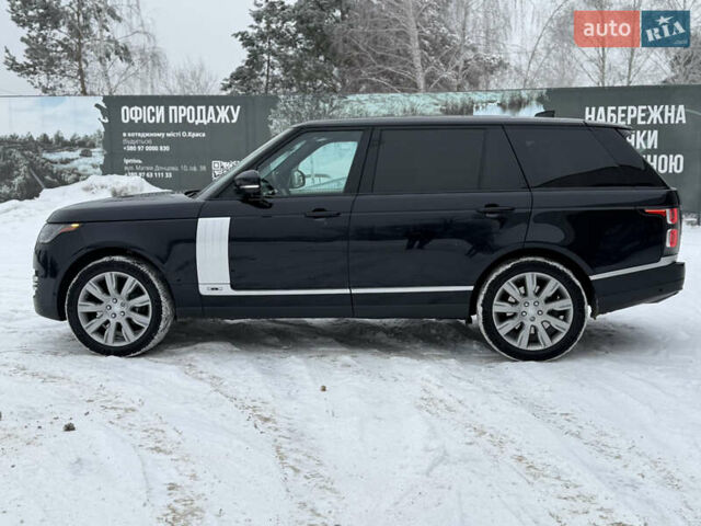 Черный Ленд Ровер Рендж Ровер, объемом двигателя 5 л и пробегом 163 тыс. км за 57000 $, фото 10 на Automoto.ua